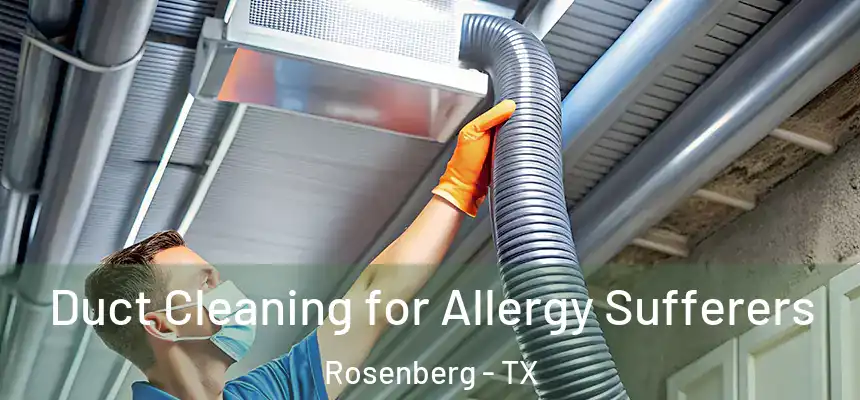  Duct Cleaning for Allergy Sufferers Rosenberg - TX